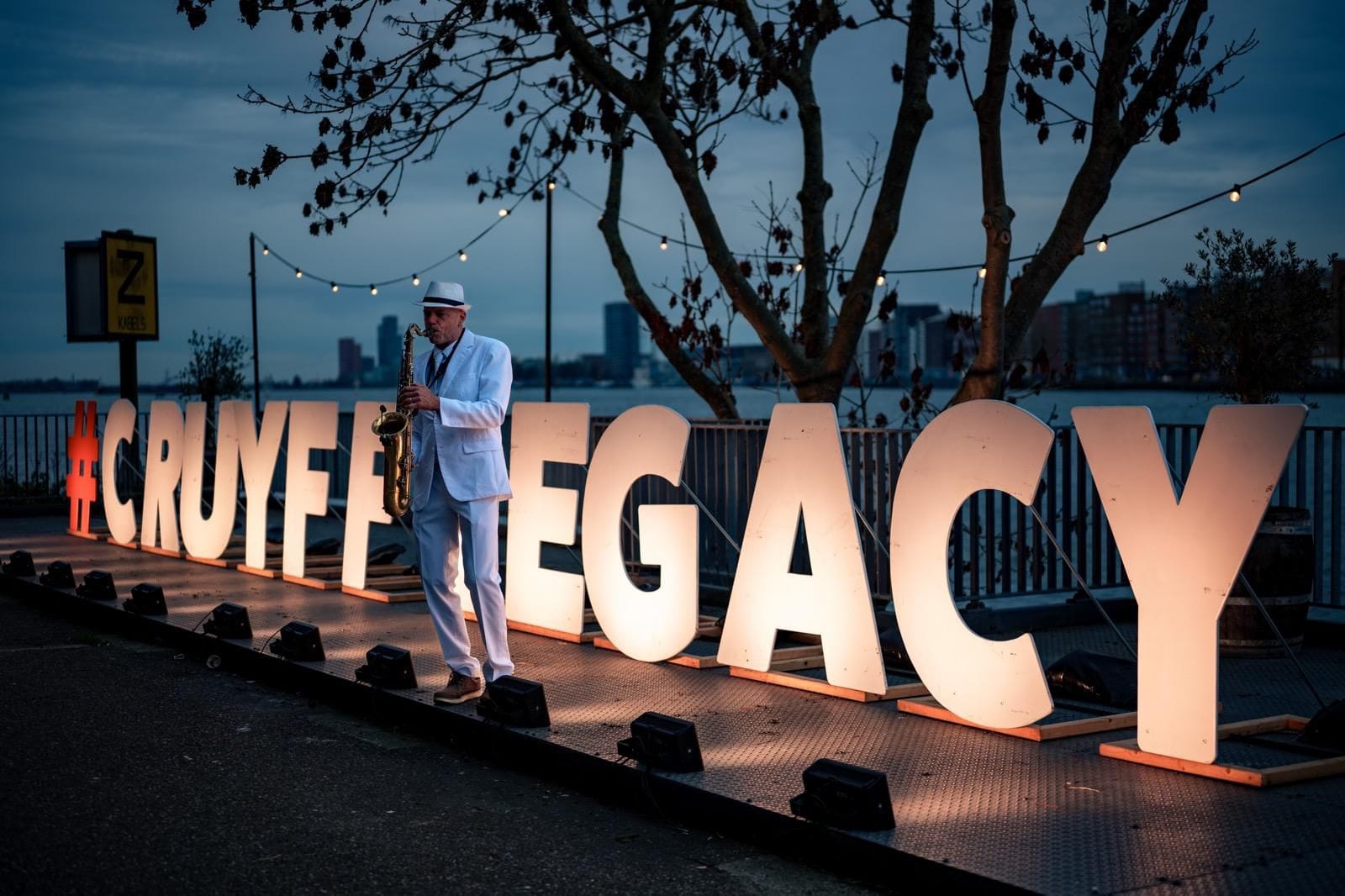 Live performance at corporate event